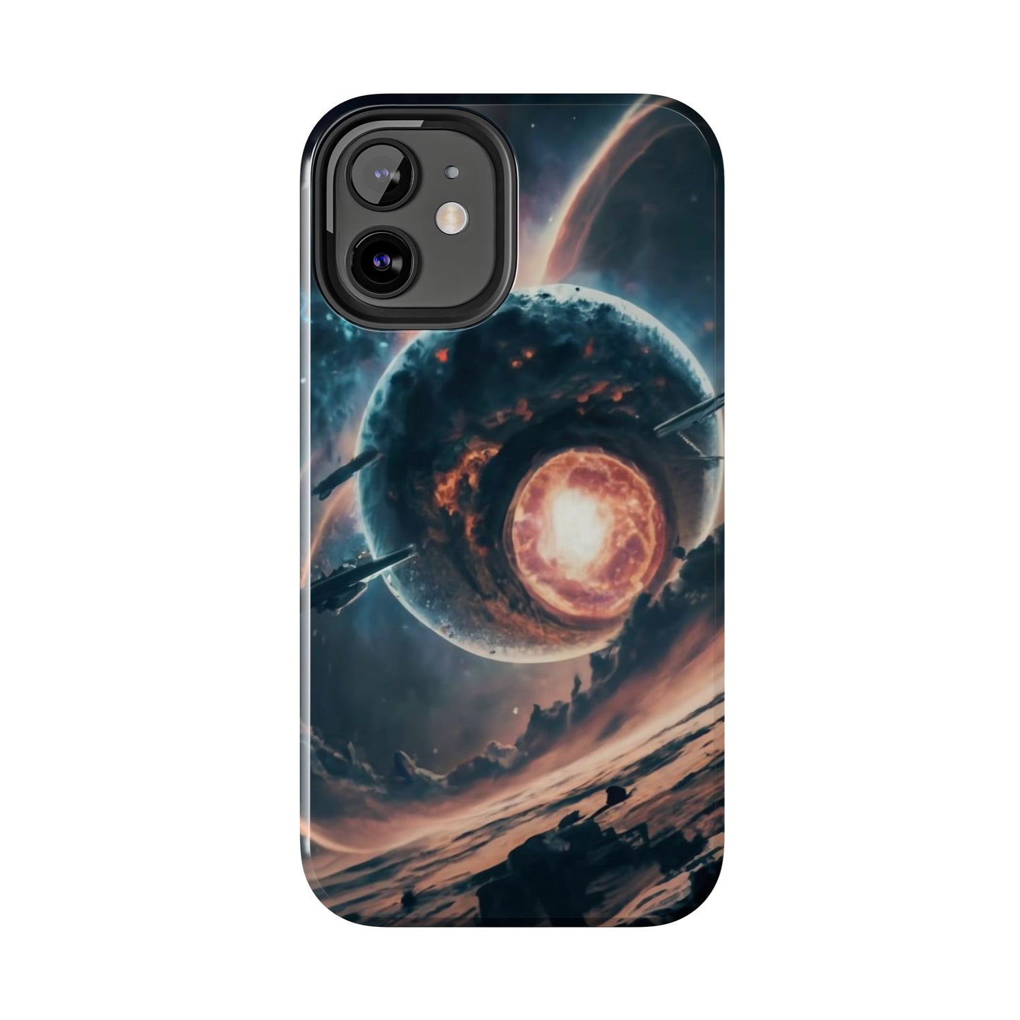 Cosmic Implosion Planet Tough Phone Case