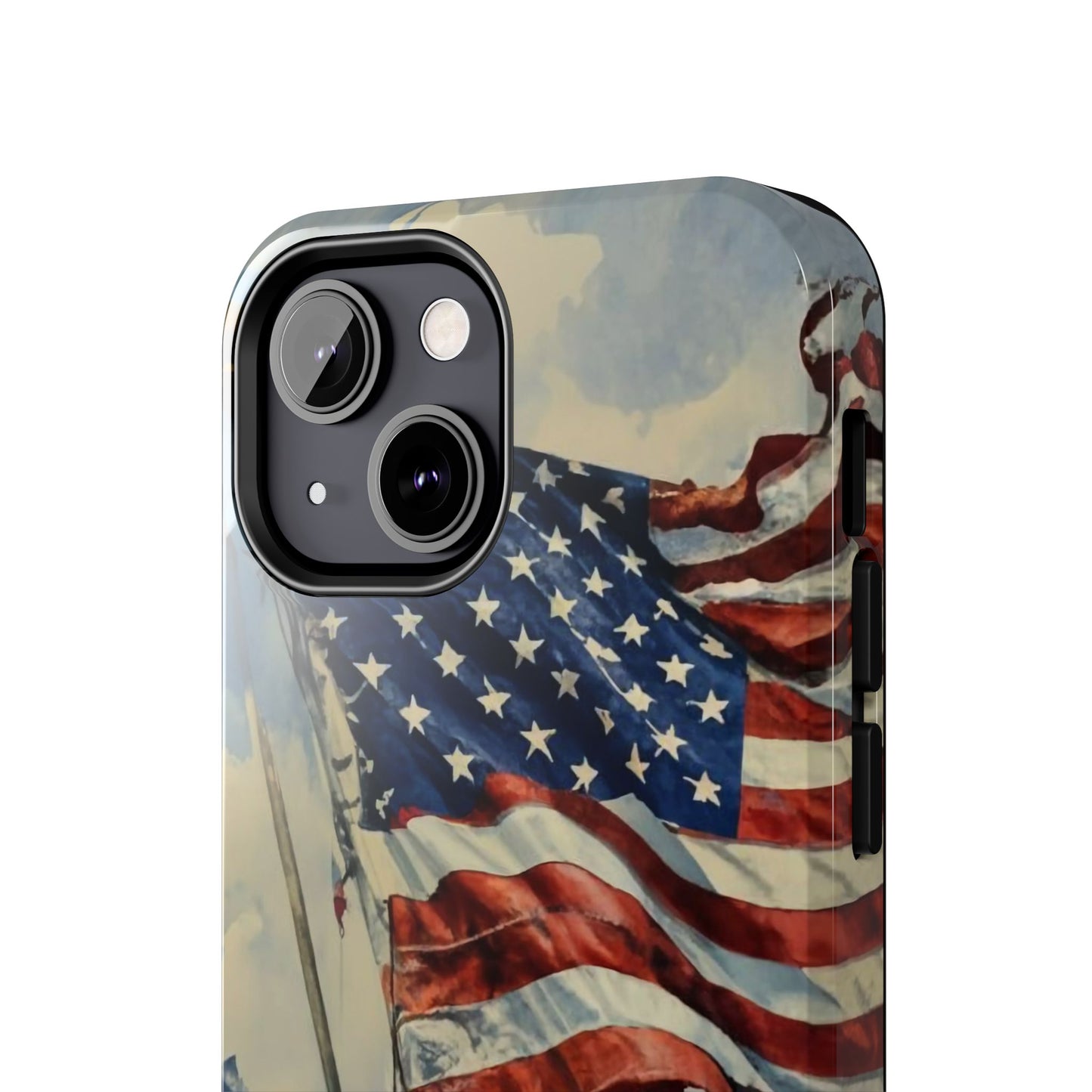 Tattered Glory American Flag Tough Phone Case