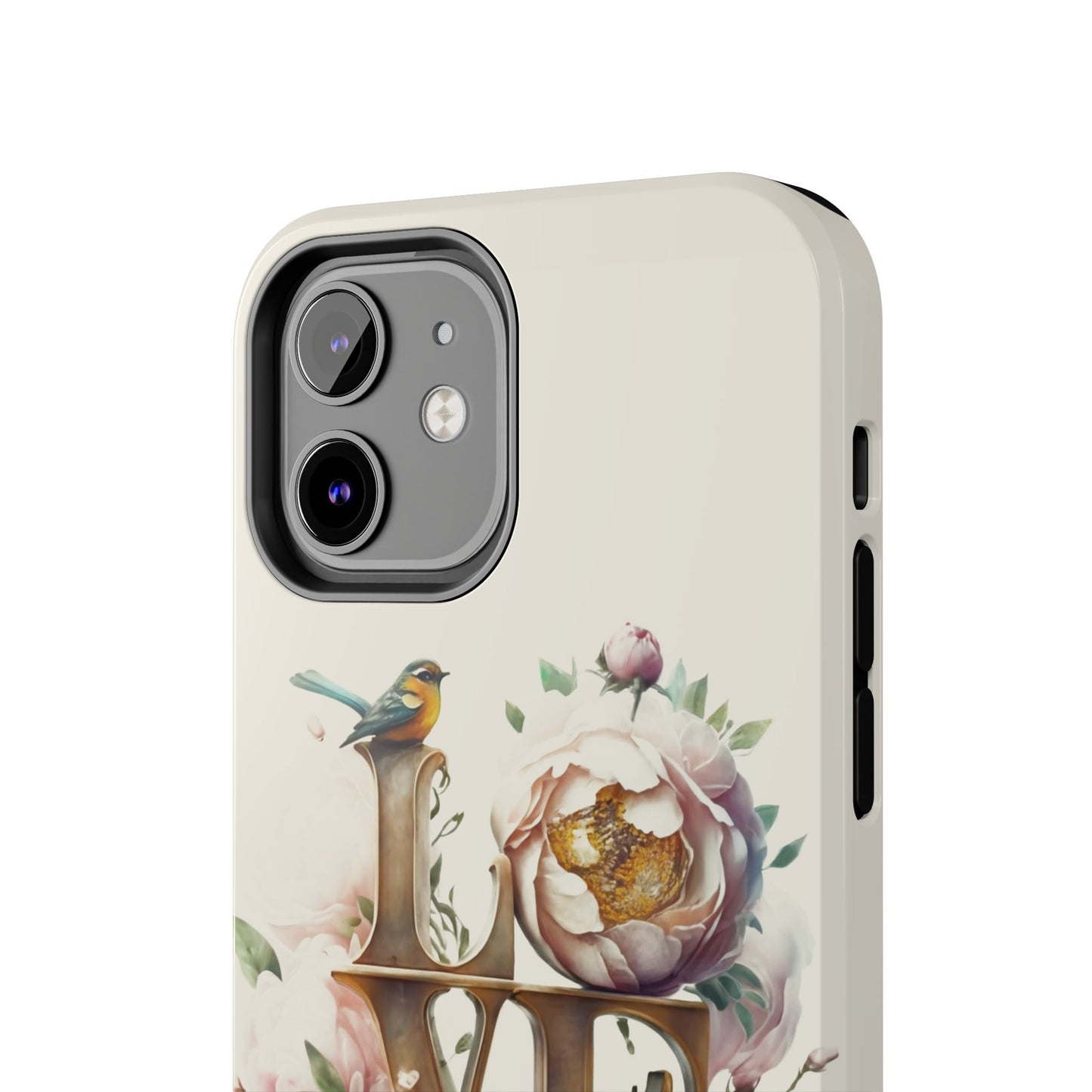 Lovebird and Bloom Watercolor Tough Phone Case