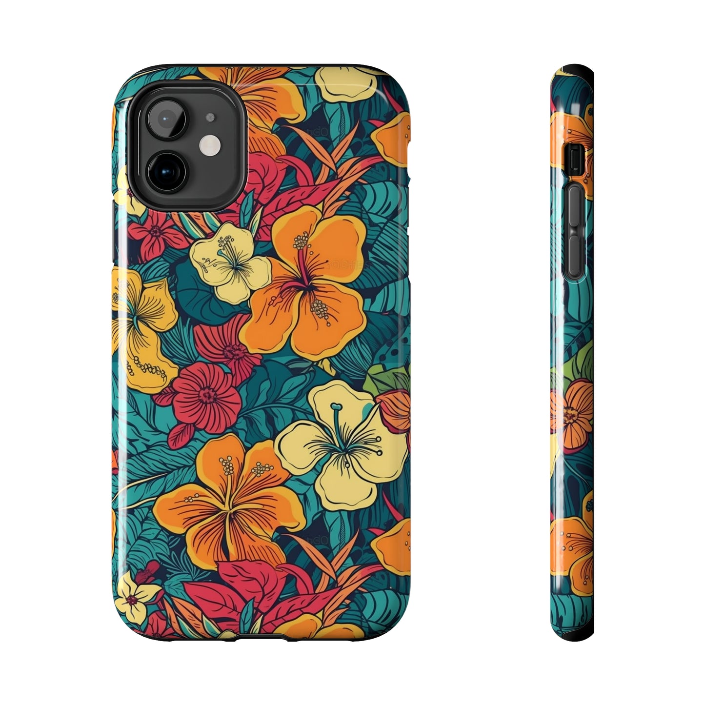 Brilliant Lokelani - Hawaiian Tough Phone Case