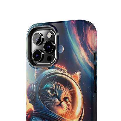 Cosmic Kitty Space Explorer Tough Phone Case