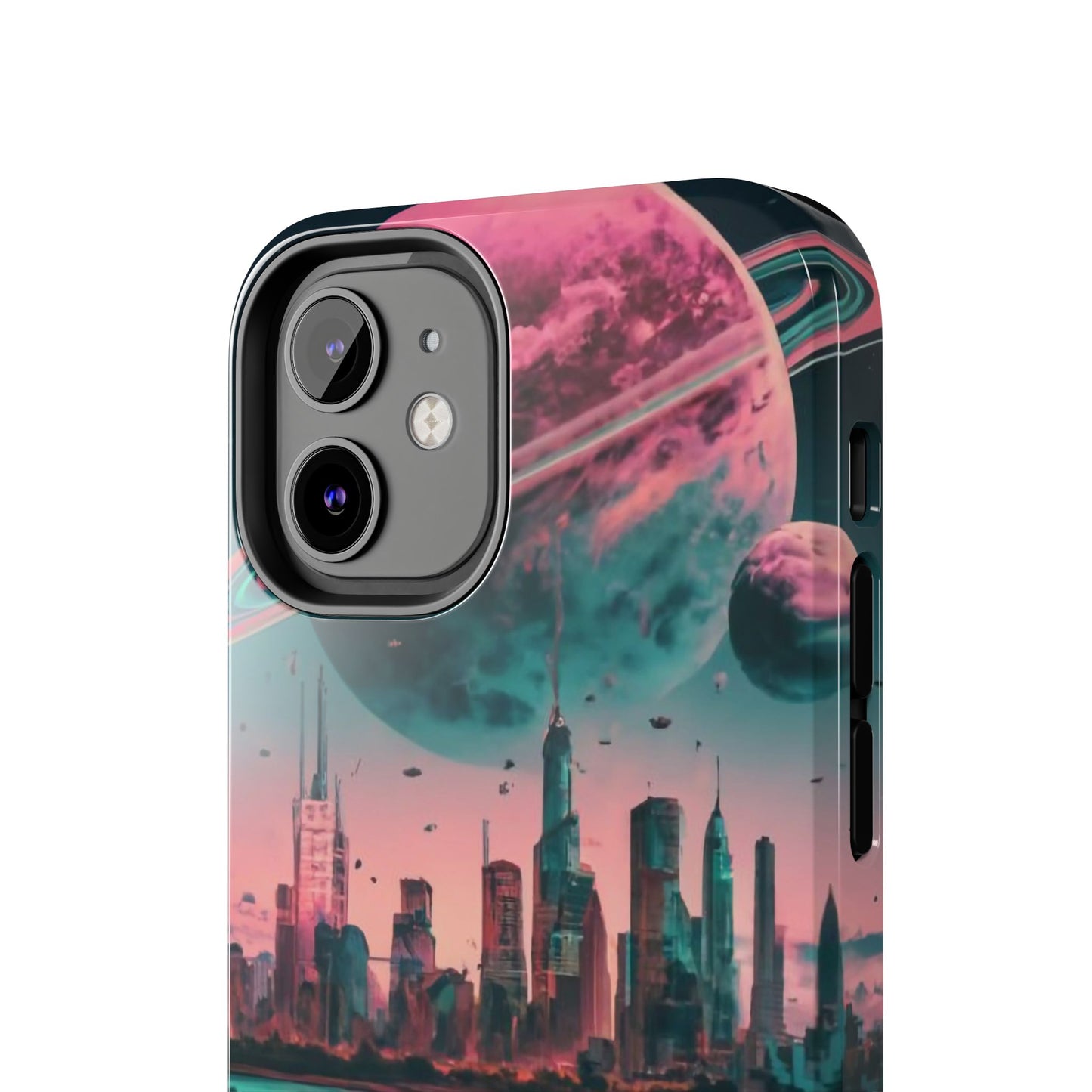 Celestial Cityscape Aerial View Tough Phone Case