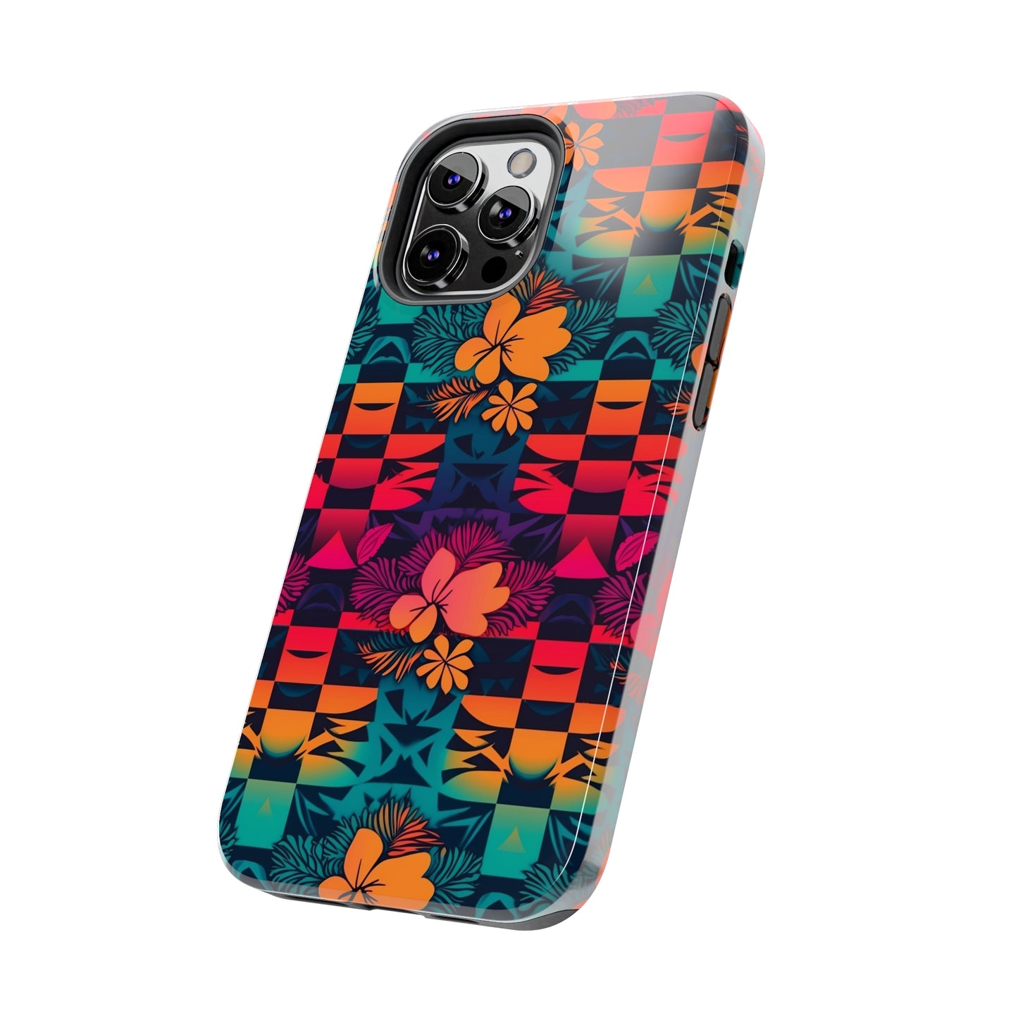 Electric Plumeria - Hawaiian Tough Phone Case