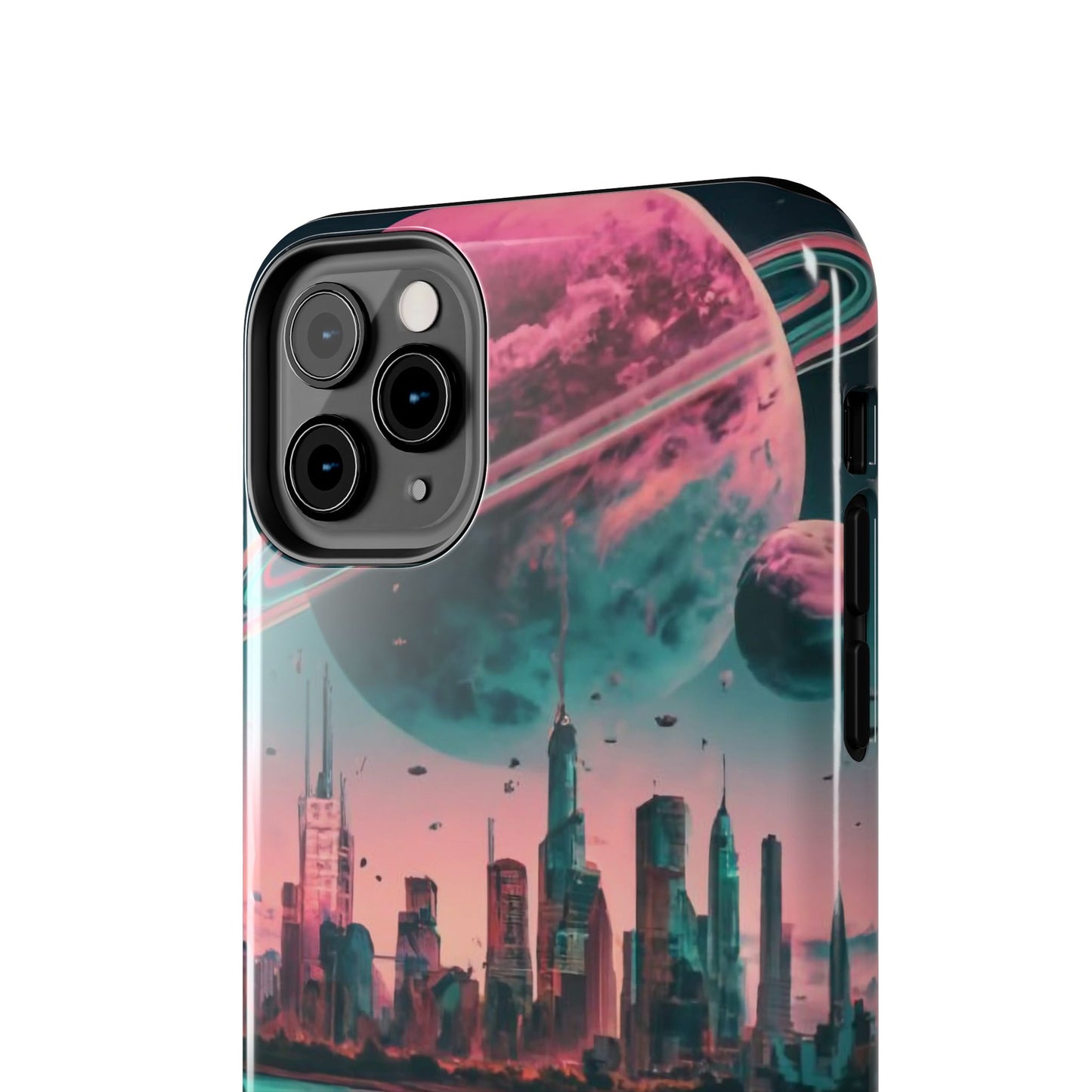 Celestial Cityscape Aerial View Tough Phone Case