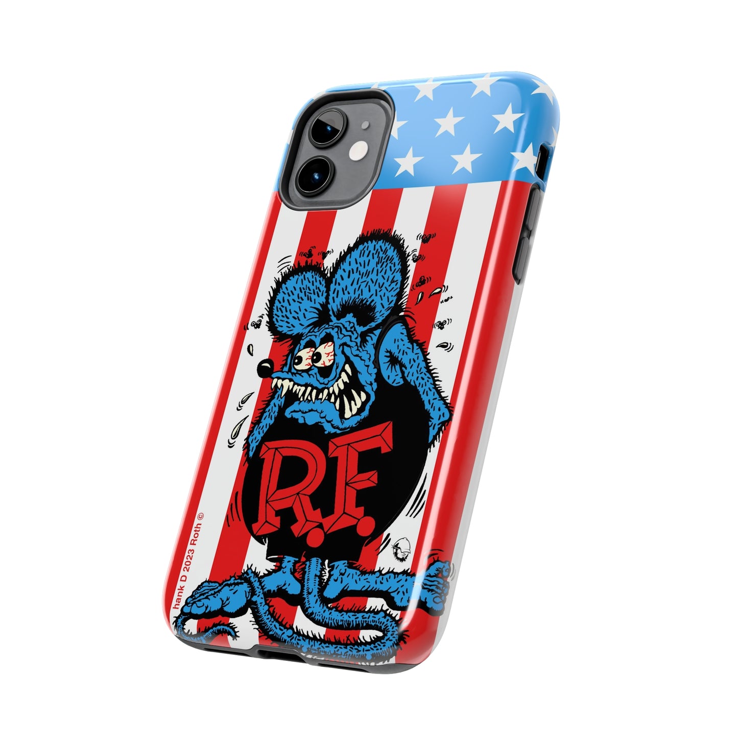 Red, White and Fink - Tough Phone Case