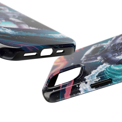 Space Surfer Astronaut Adventure Tough Phone Case