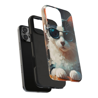 CoolCat Dinner Date Tough Phone Case