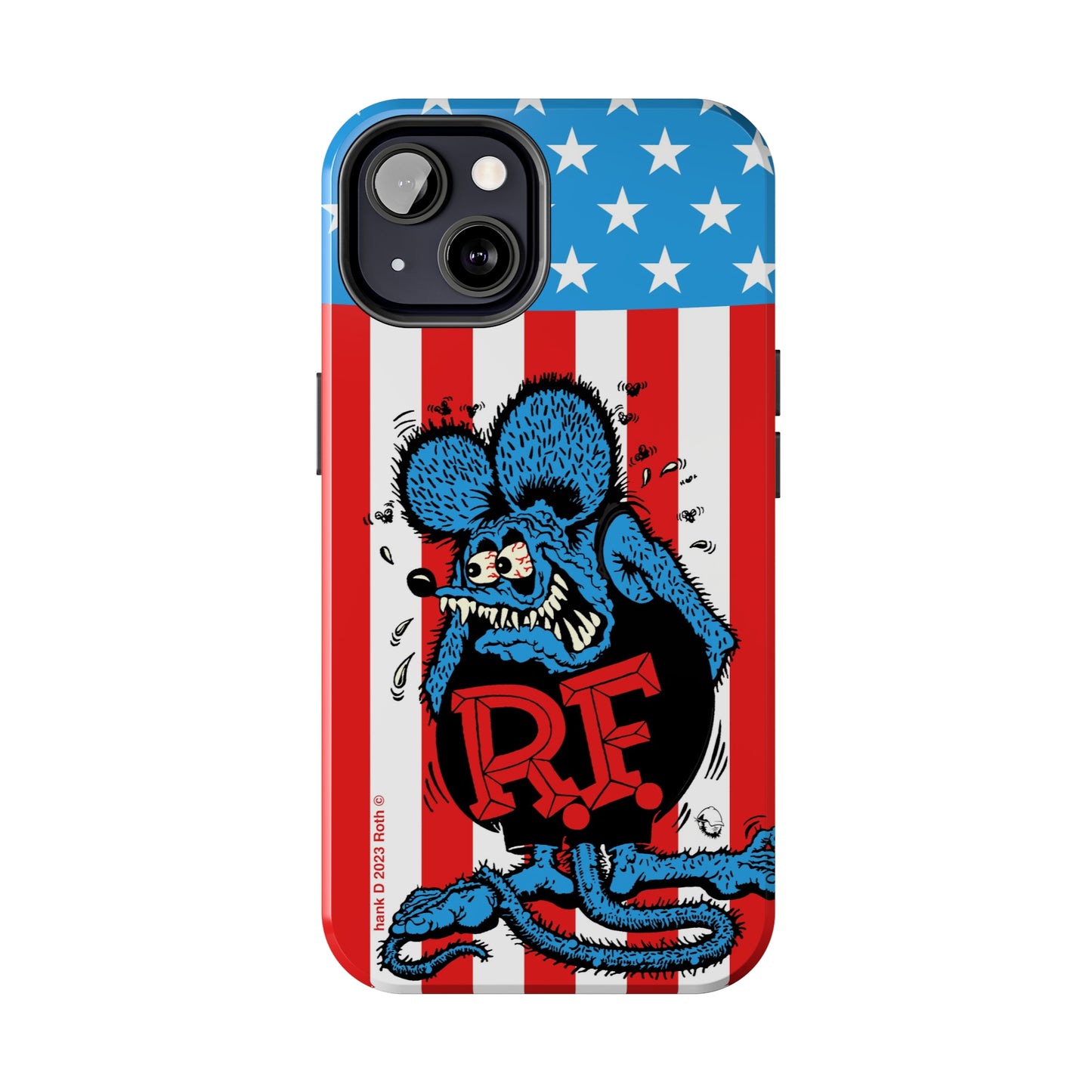 Red, White and Fink - Tough Phone Case