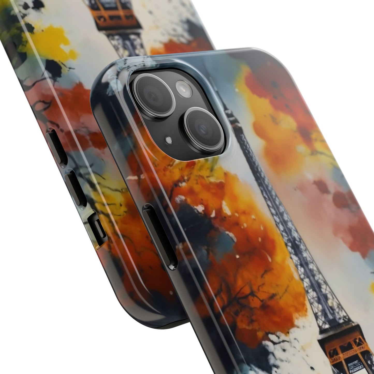 Watercolor Eiffel Twilight Defender Case