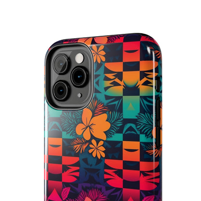 Electric Plumeria - Hawaiian Tough Phone Case