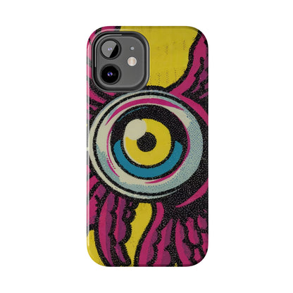 Golden Gaze Winged Eye iPhone Case