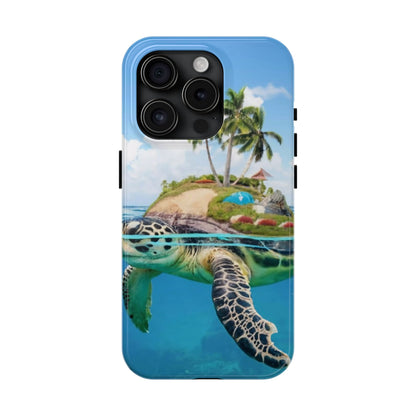 Island Turtle Ocean Adventure Tough Phone Case