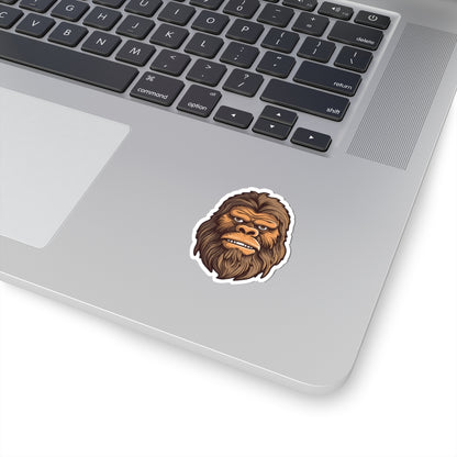 Grinning Bigfoot Charm Sticker