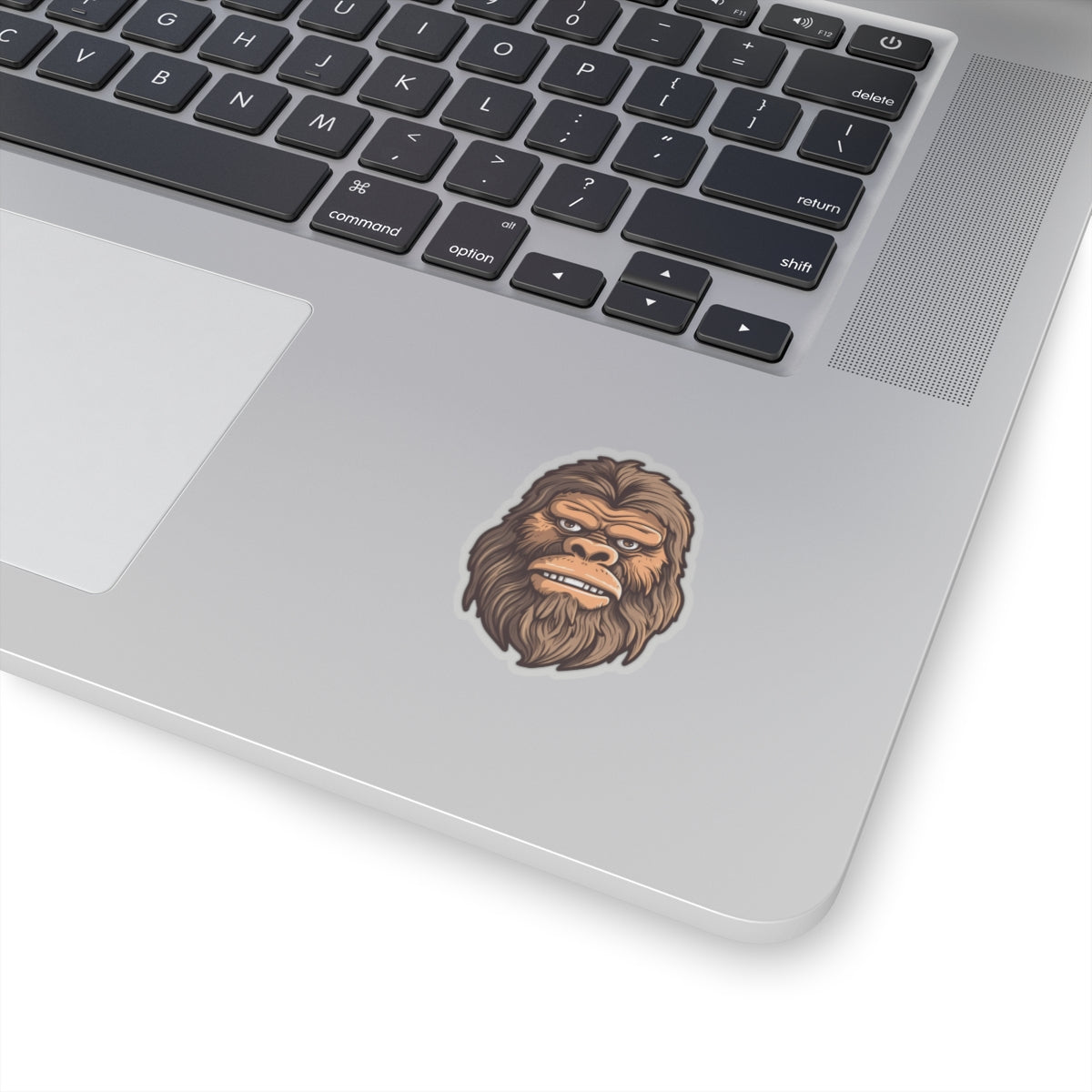 Grinning Bigfoot Charm Sticker