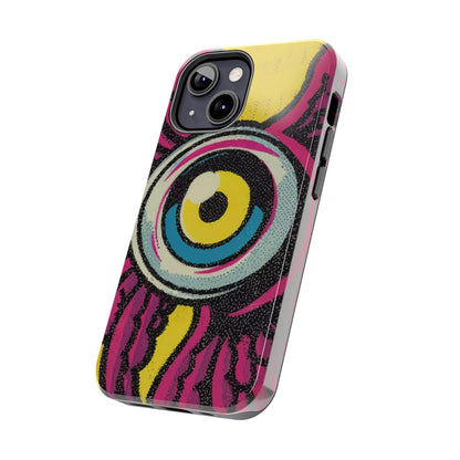 Golden Gaze Winged Eye iPhone Case