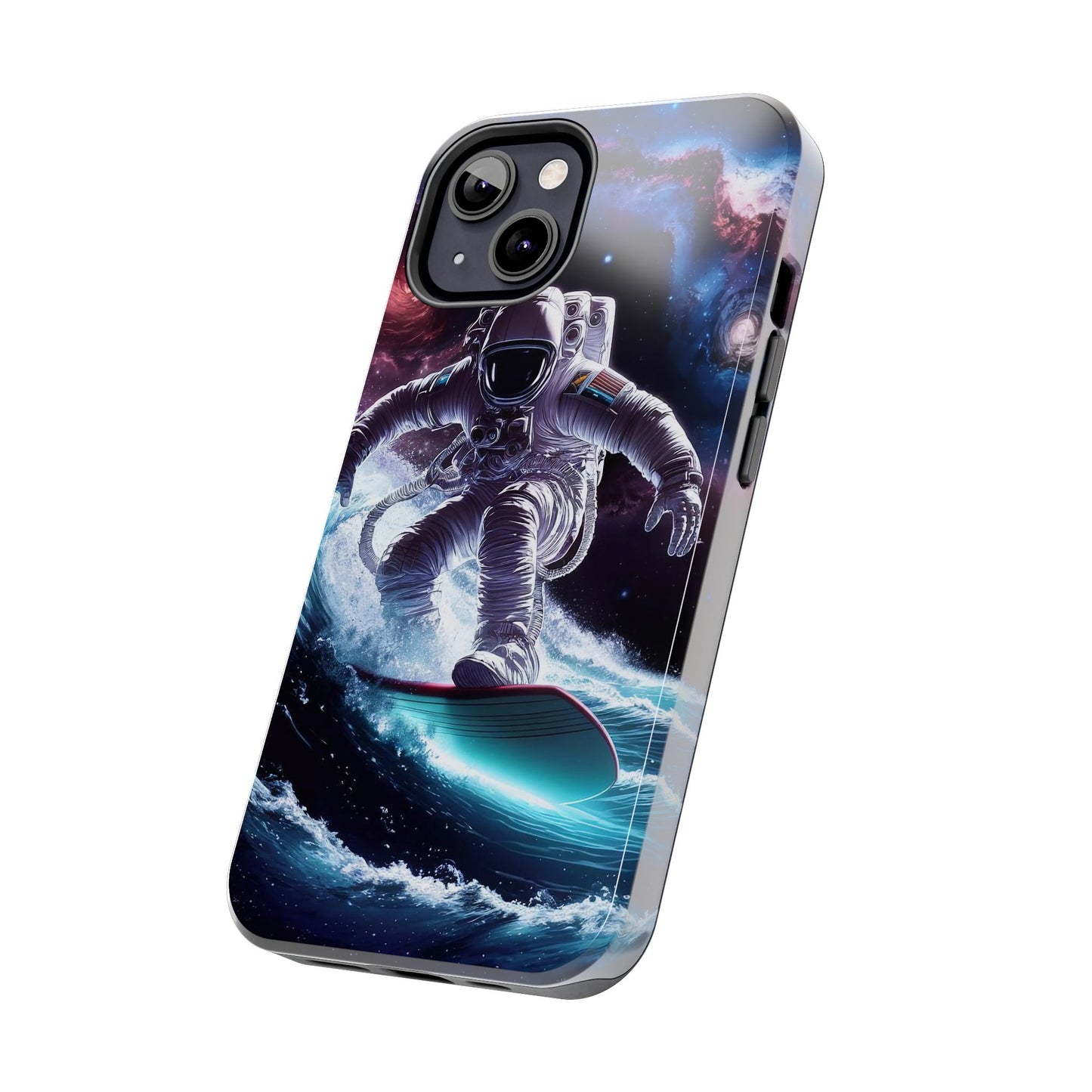 Galactic Wave Rider Astronaut Tough Phone Case