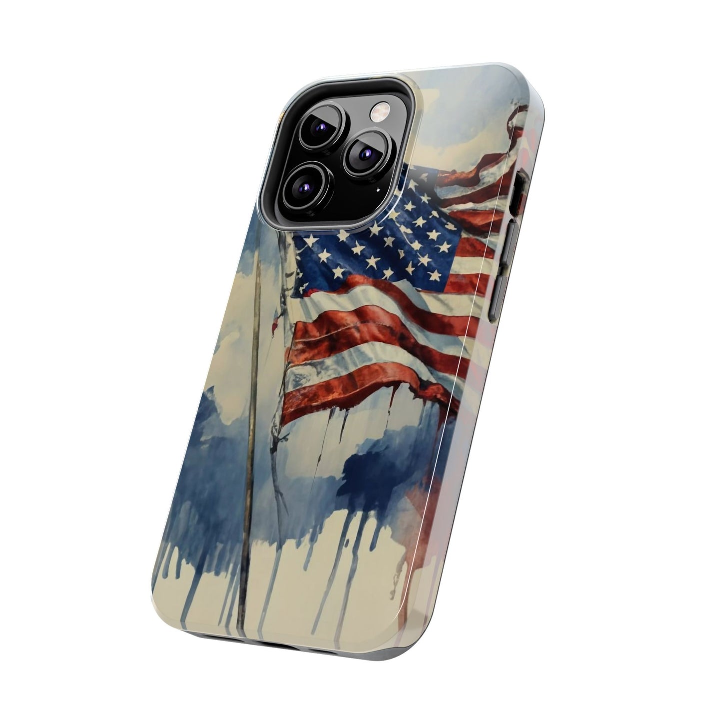 Tattered Glory American Flag Tough Phone Case