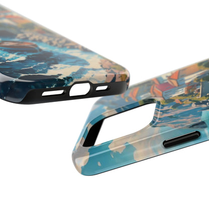 Coastal Dreamscape Boat Tough Phone Case