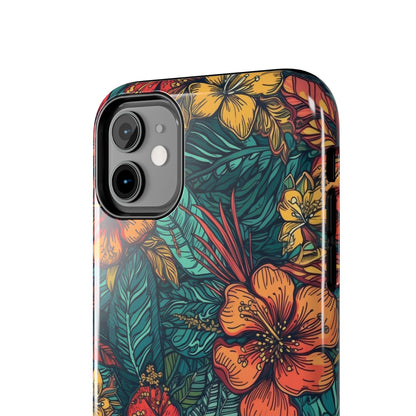 Radiant Frangipani - Hawaiian Tough Phone Case