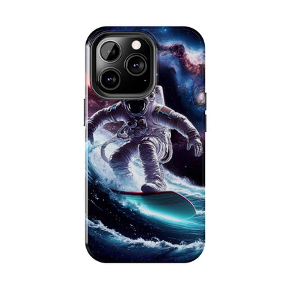 Galactic Wave Rider Astronaut Tough Phone Case