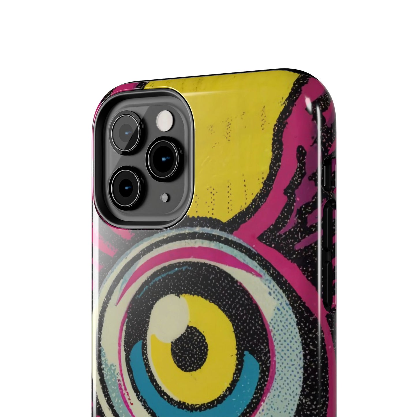 Golden Gaze Winged Eye iPhone Case