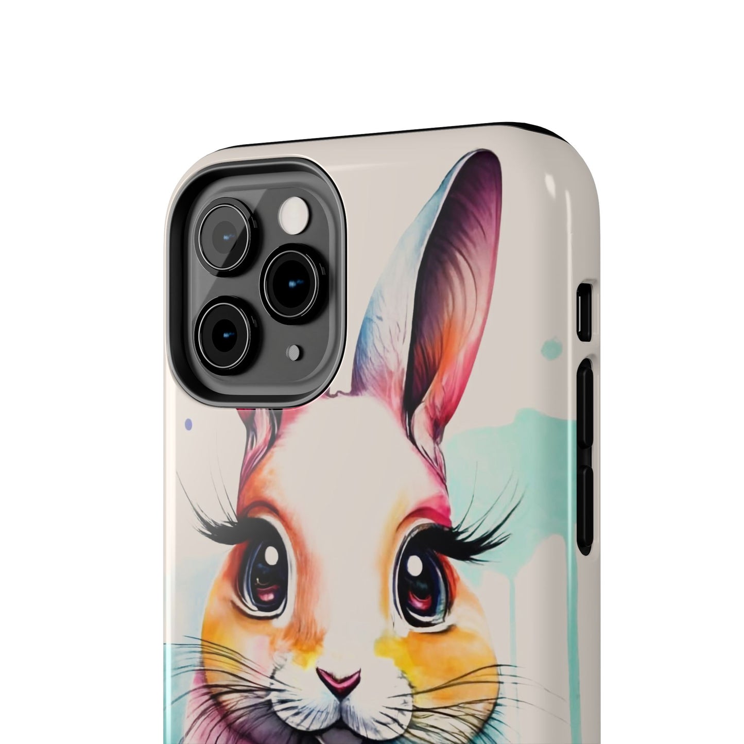 Minimalist Bunny Abstract Art Tough Phone Case