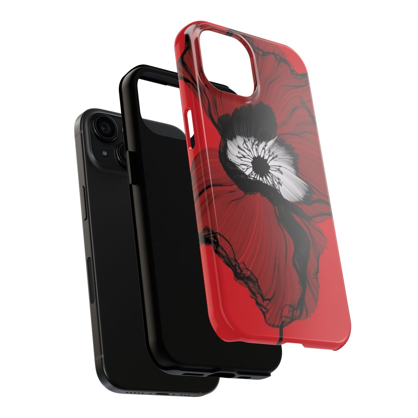 Crimson Bloom Defender Case