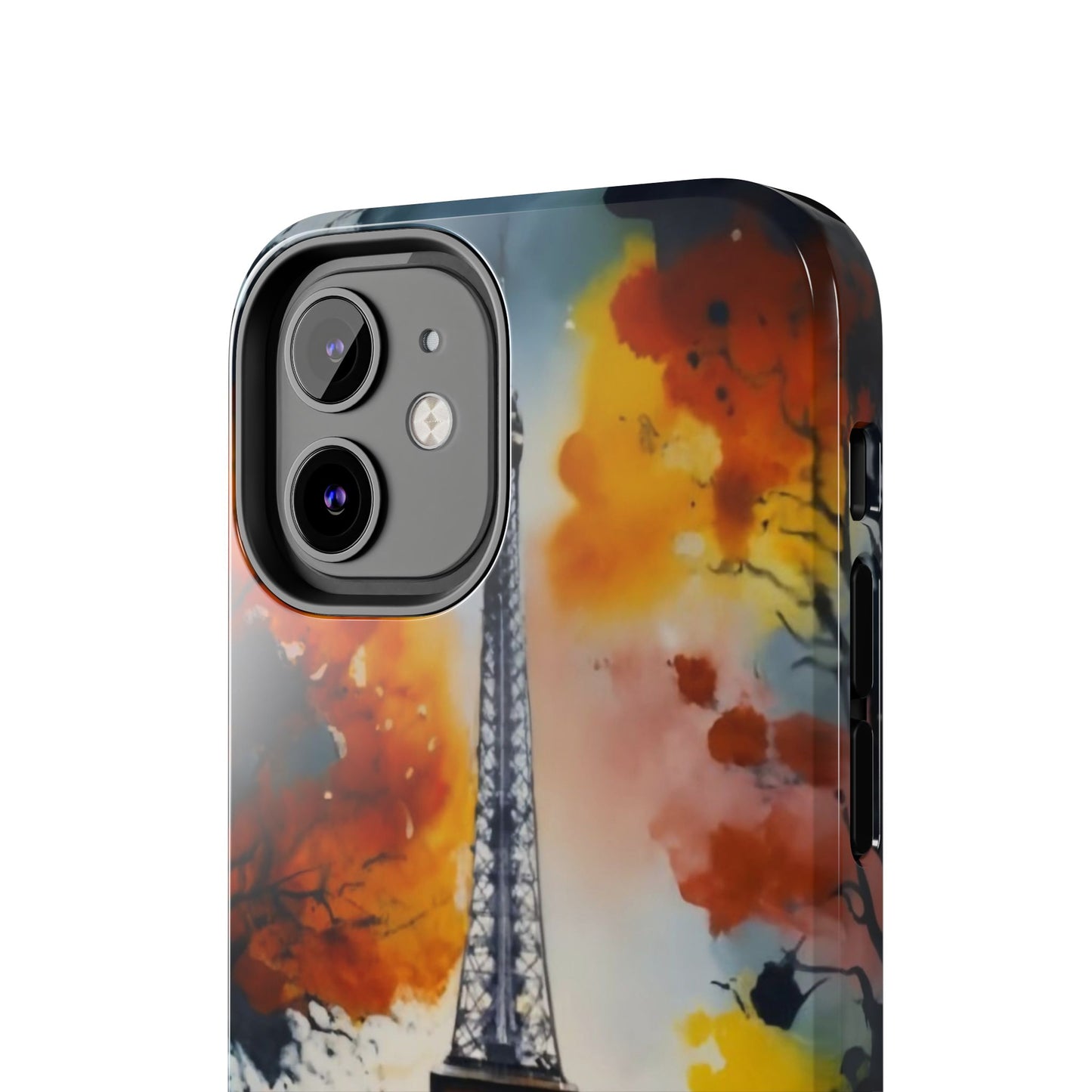 Watercolor Eiffel Twilight Defender Case