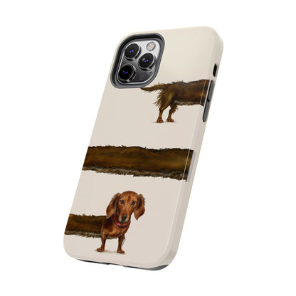 Wraparound Dachshund Long Dog Tough Phone Case