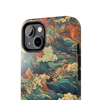 Colorburst Coast - Wave of Colors - Tough Phone Case