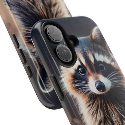 Abstract Raccoon Charm Tough Phone Case