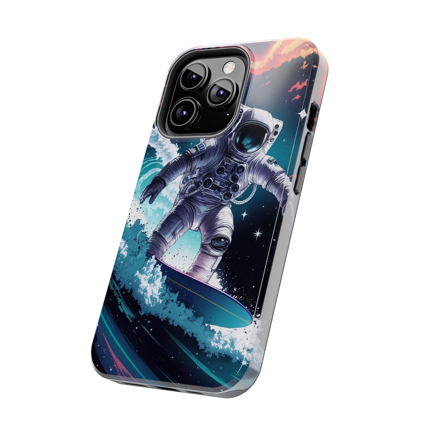 Space Surfer Astronaut Adventure Tough Phone Case