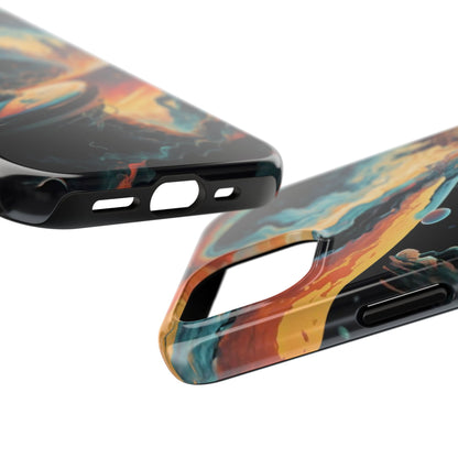 Retro Futuristic Space Odyssey Tough Phone Case