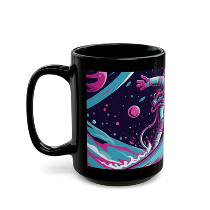 Surfing the Stars Mug – Vibrant Astronaut Space Adventure