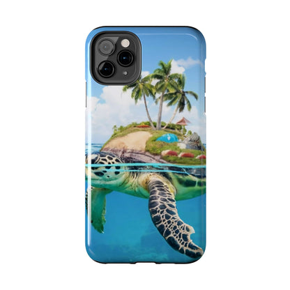 Island Turtle Ocean Adventure Tough Phone Case