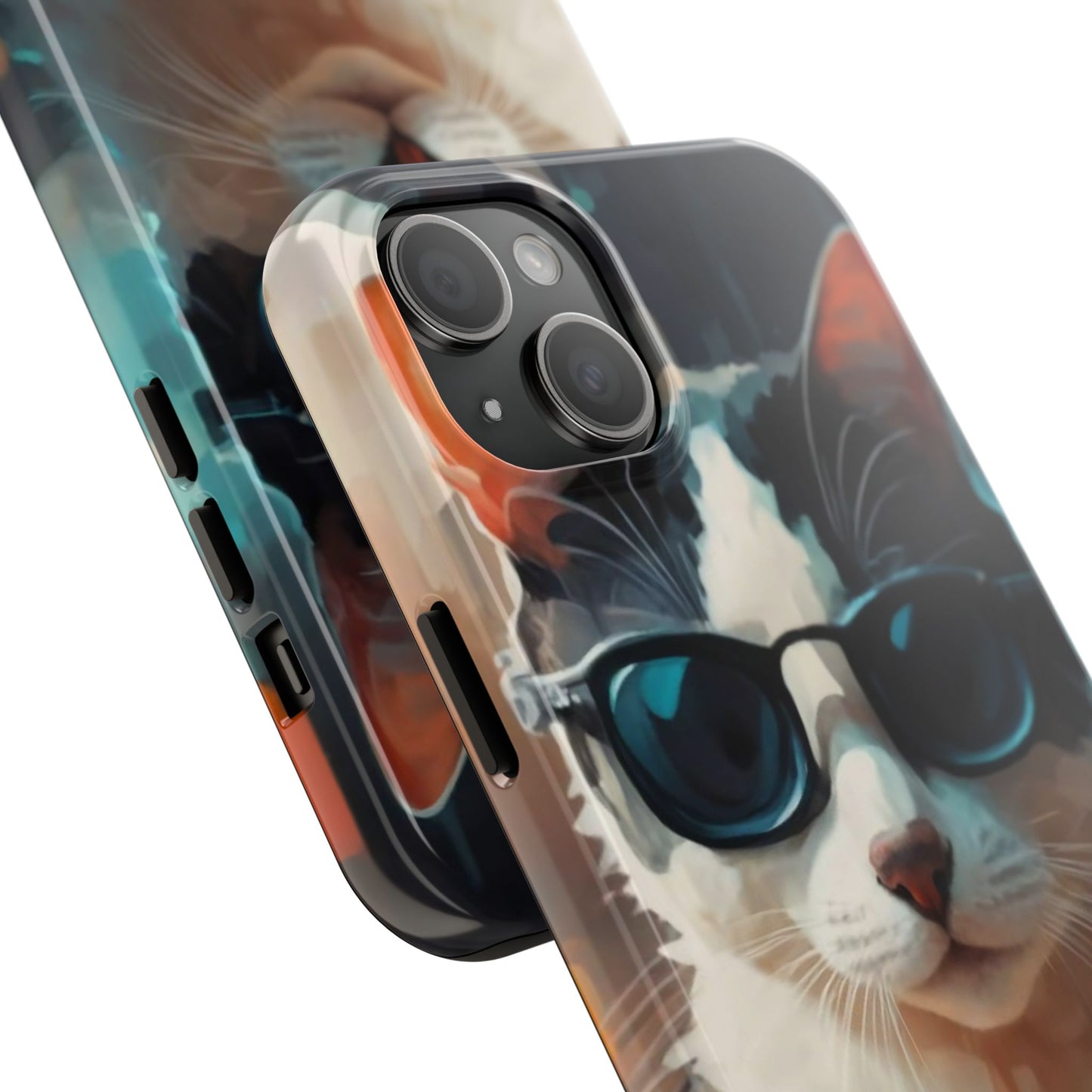 CoolCat Dinner Date Tough Phone Case