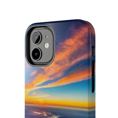 Celestial Sunset Earth View Tough Phone Case