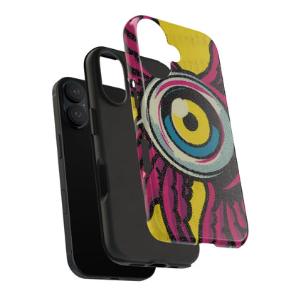 Golden Gaze Winged Eye iPhone Case