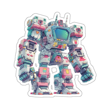 Blocky Bot Blast Sticker