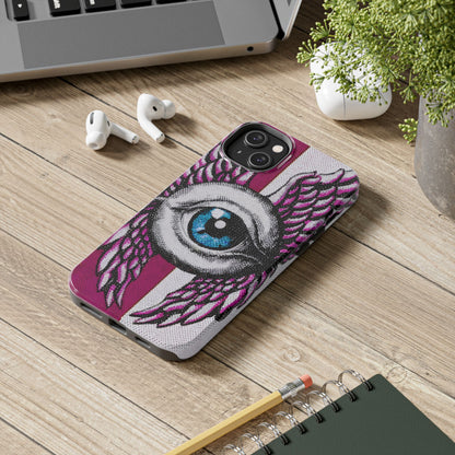 Dual-Tone Winged Eye iPhone Case