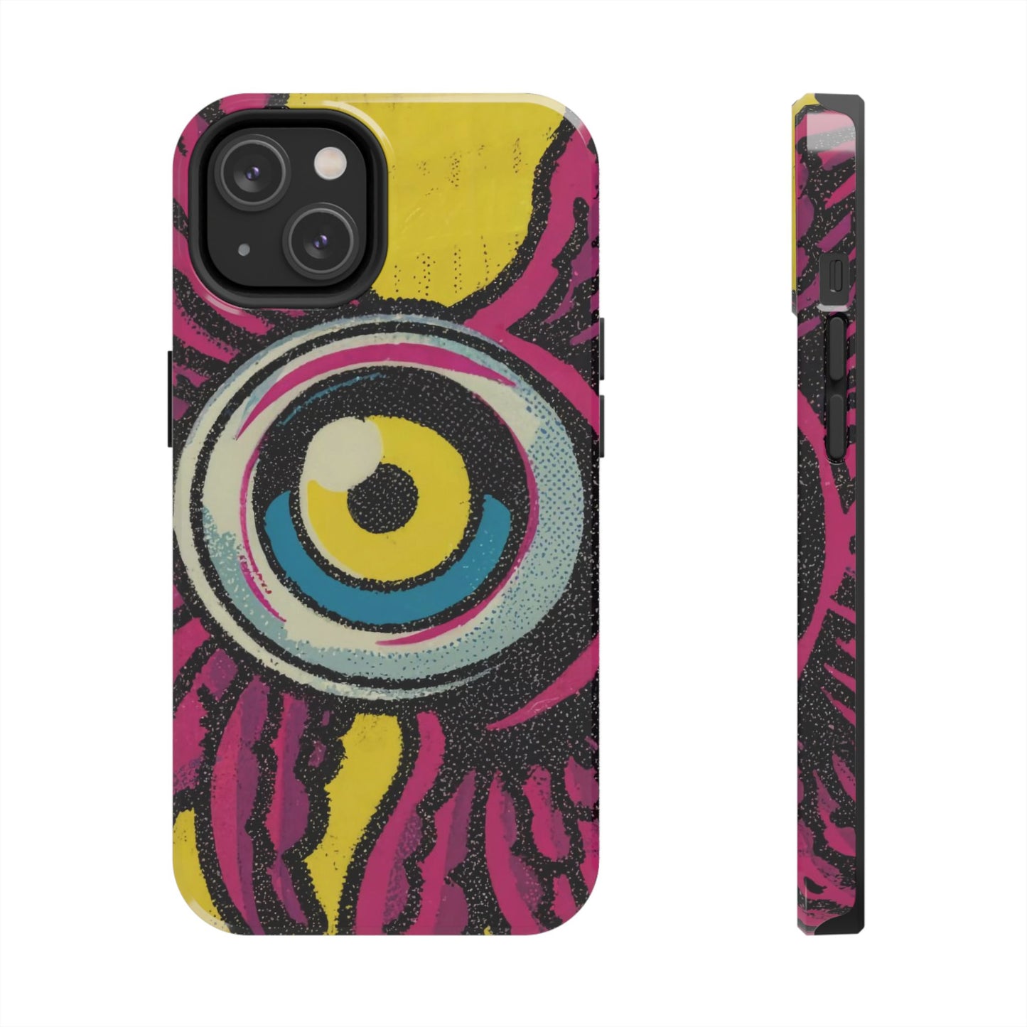 Golden Gaze Winged Eye iPhone Case