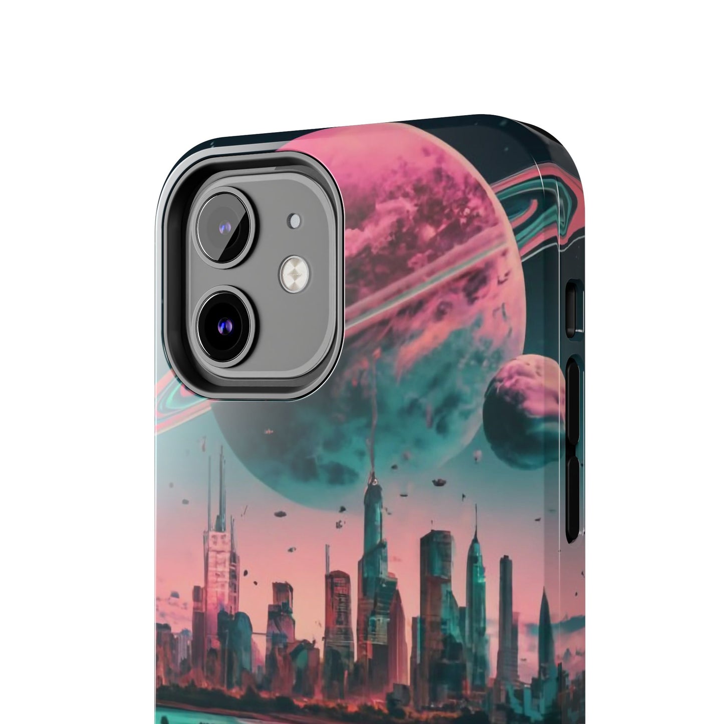 Celestial Cityscape Aerial View Tough Phone Case