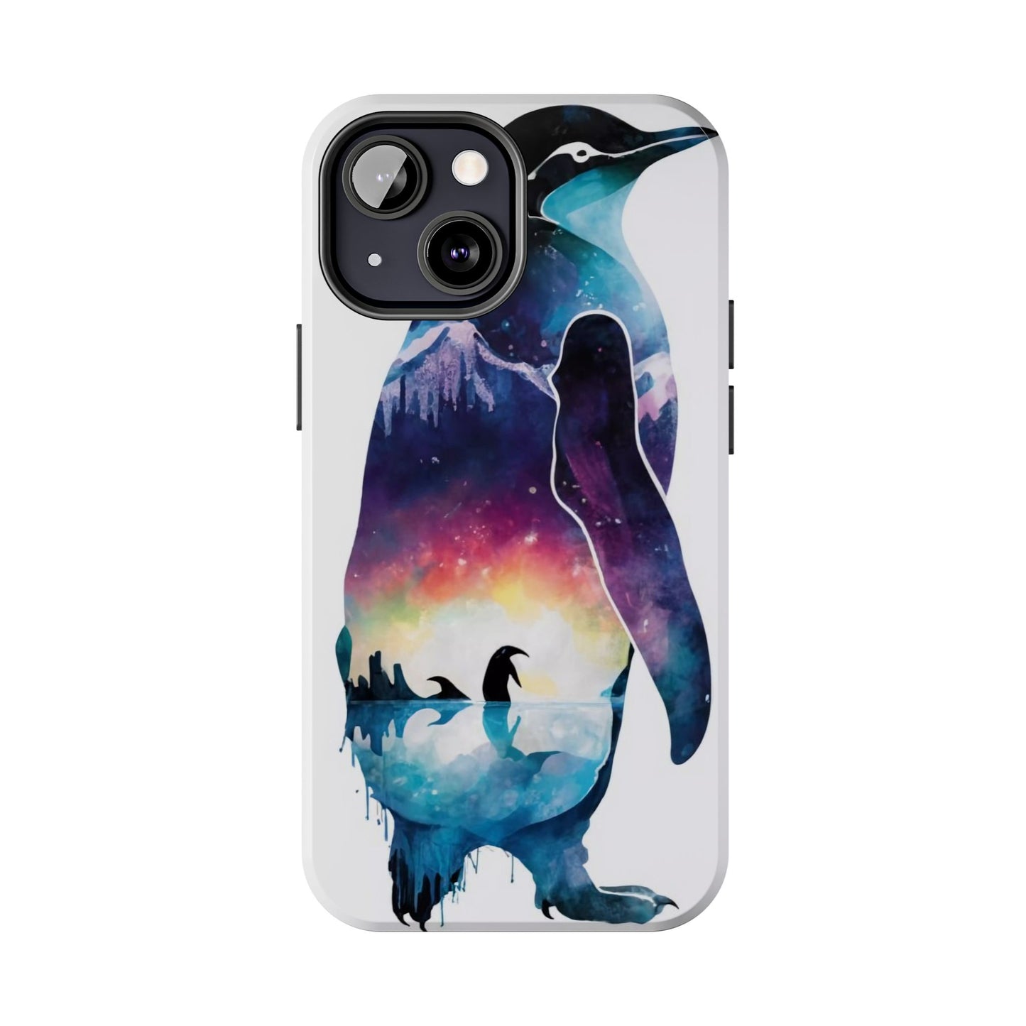 Arctic Majesty Penguin Tough Phone Case