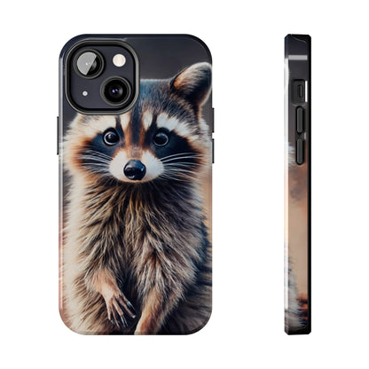 Abstract Raccoon Charm Tough Phone Case