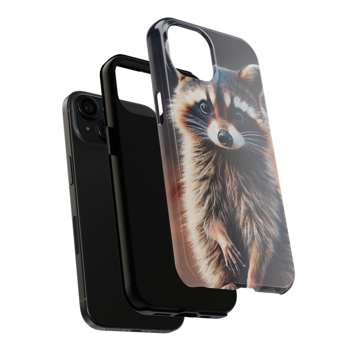 Abstract Raccoon Charm Tough Phone Case