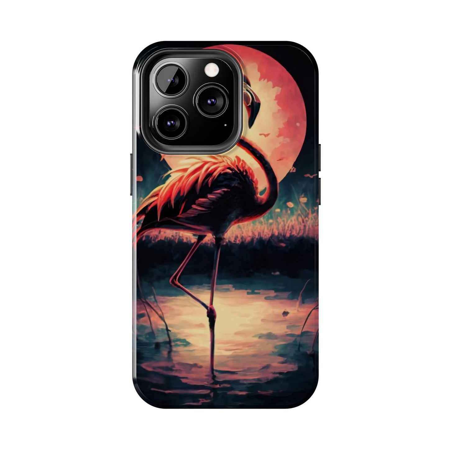 Sunset Flamingo Defender Case