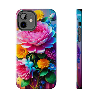 Vibrant Floral Splendor Tough Phone Case