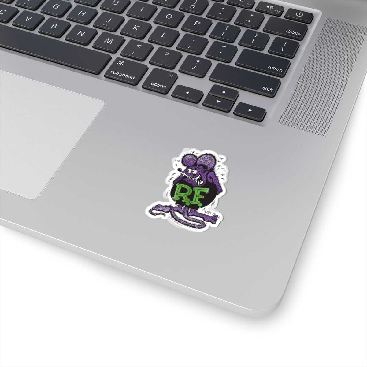 Mysterious Purple & Black Rat Fink Sticker