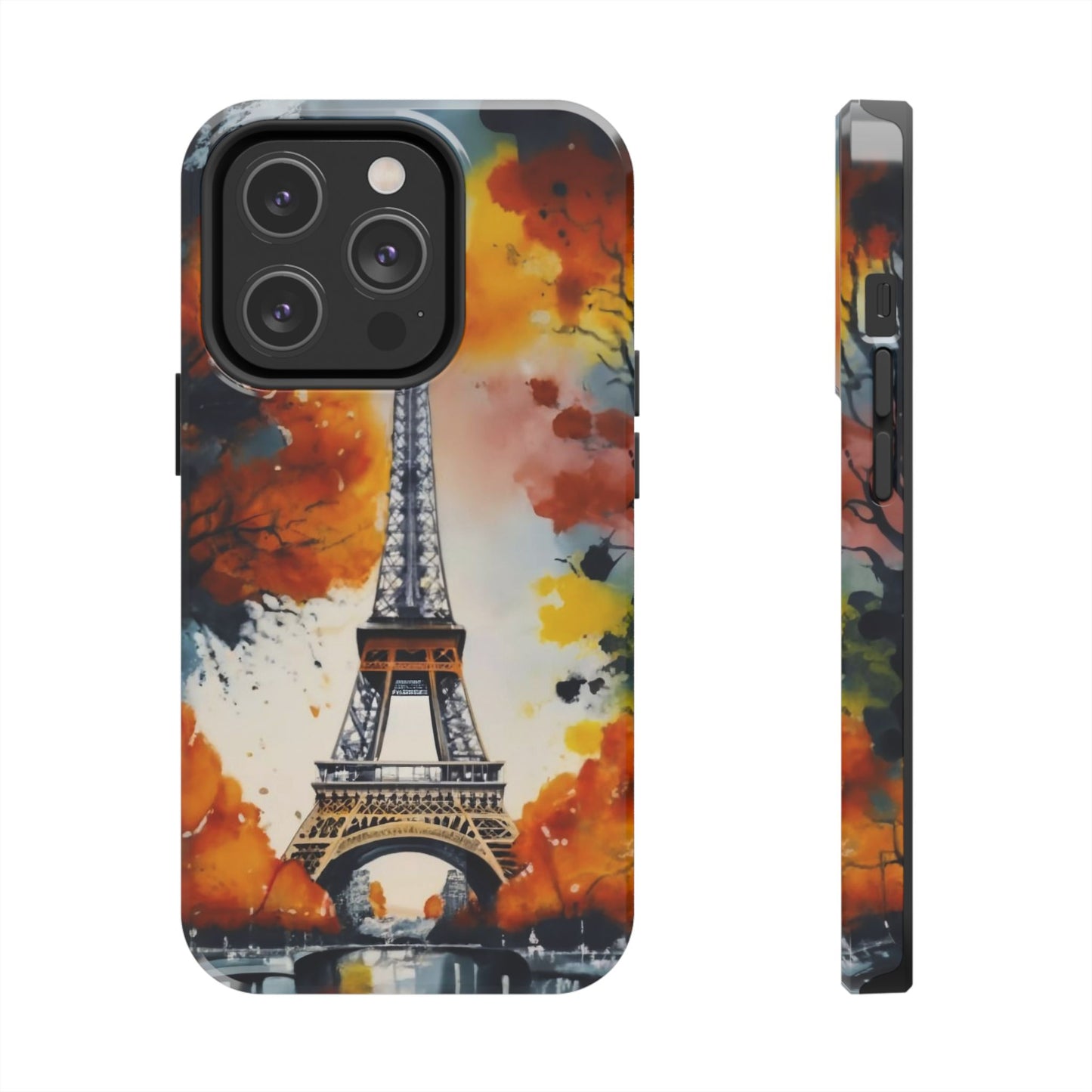 Watercolor Eiffel Twilight Defender Case