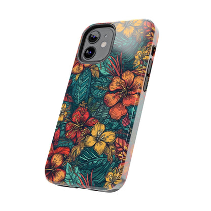 Radiant Frangipani - Hawaiian Tough Phone Case